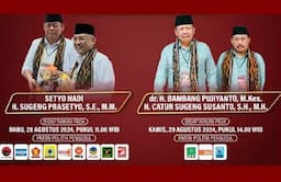 KPU Grobogan Tetapkan Dua Pasangan Cabup dan Cawabup Yang Maju di Pilkada 2024