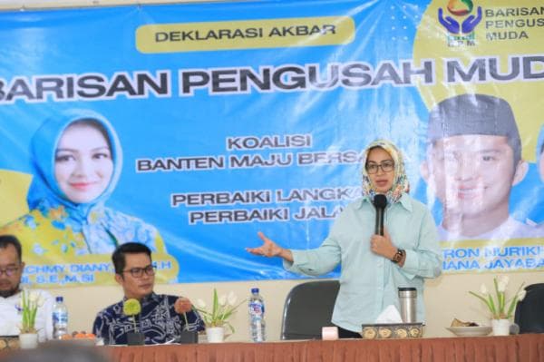 Dihadapan Pengusaha Muda, Airin- Ade Akan Jadikan Banten Sebagai Pusat Ekonomi Kreatif di Indonesia