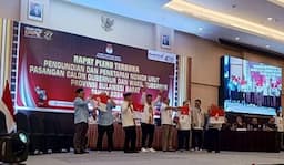 Pengundian Nomor Urut Paslon Pilgub Sulbar 2024, ABM-Arwan Nomor 2, SDK-JSM Nomor 3