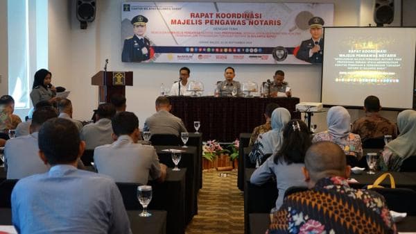 Kakanwil Kemenkumham Sulbar Sebut Peran Pengawas Notaris Sangat Penting