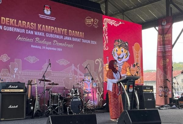 Gelar Deklarasi Kampanye Damai, KPU Jabar Ingin Pilkada Jadi Pesta Demokrasi Rakyat