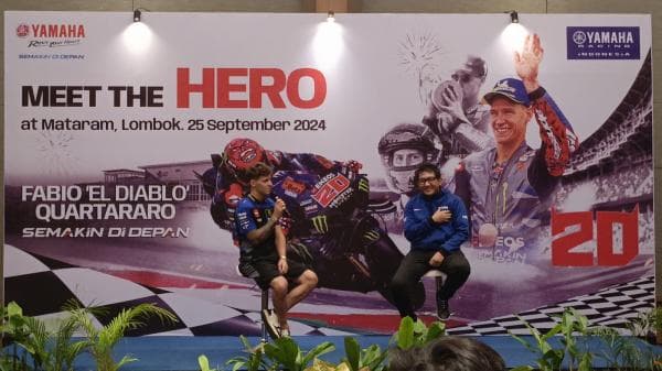 Meet & Greet Fabio Quartararo di Lombok, Jumpa Fans dan Keliling Kota Naik Yamaha XMAX