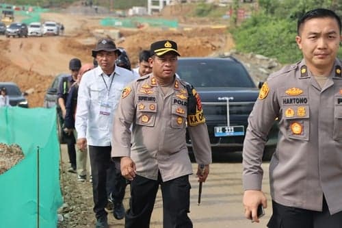 Presiden Jokowi Resmikan Proyek Strategis di IKN, Kapolres PPU Lakukan Pengamanan Ketat