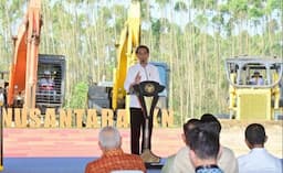 Jokowi Resmikan Kawasan Serbaguna di IKN Nusantara