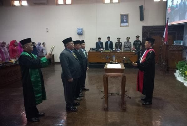 Tiga Wakil Ketua DPRD Grobogan Ucapkan Sumpah, Posisi Ketua Belum Terisi