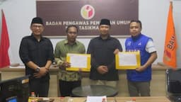 Bawaslu Kota Tasikmalaya Mediasi Sengketa Kampanye Antara Dua Paslon Pilkada 2024