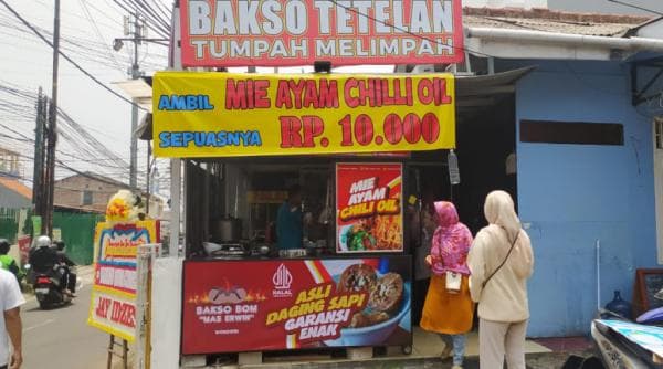 Nama Joko dan Mulyono Bisa Makan Gratis Sepuasnya di Bakso Bom Mas Erwin Cabang Depok