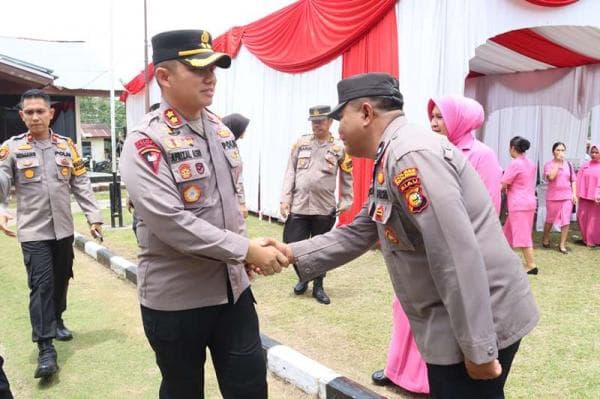 Kapolres Tinjau Kesiapan Polsek Bunut Dalam Persiapan Pengamanan Pilkada