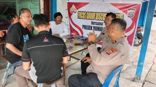 Polsek Dumai Timur Laksanakan Forum Group Discussion Bersama Masyarakat Setempat