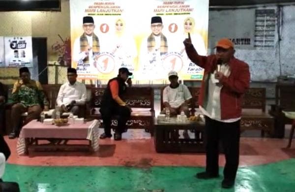 Kyai Idris Turun Langsung Kampanye Menangkan Imam-Ririn