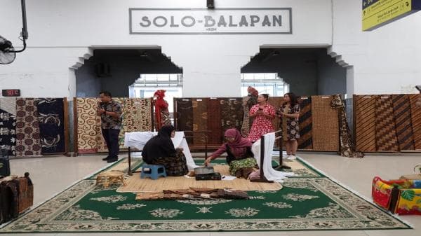 Pameran dan Edukasi Batik Semarakkan Suasana Stasiun Solo Balapan