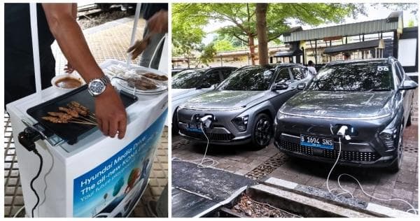 Bisa Dipakai Masak, Mobil Listrik Hyundai Kona Electric Sungguh Unik