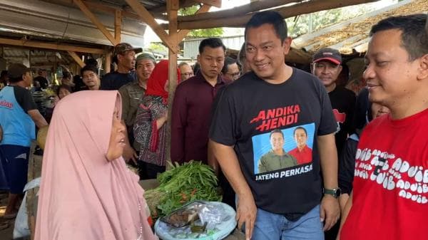 Hendi Blusukan Bareng Aaf di Pekalongan, Tepis Isu Pemilih Terbelah di Pilgub Jateng