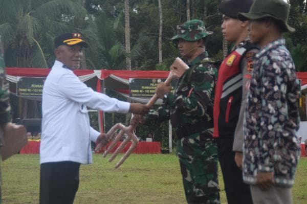 TMMD ke 122 Kodim 0420/Sarko Wujudkan Percepatan Pembangunan di Kabupaten Merangin