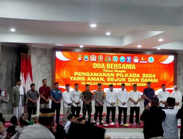 Dukung Pengamanan Pilkada 2024, Kalapas Hadiri Doa Bersama di Polres Cilegon