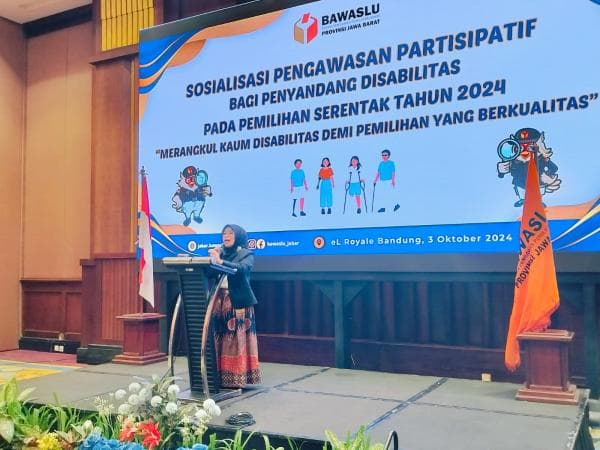 Bawaslu Jabar Gelar Sosialisasi Pengawasan Partisipatif Bagi Kaum Difabel