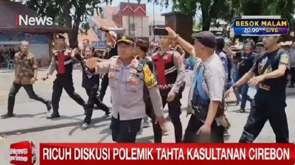 Ribut Perebutan Takhta Keraton Kasepuhan Cirebon Diwarnai Aksi Kericuhan