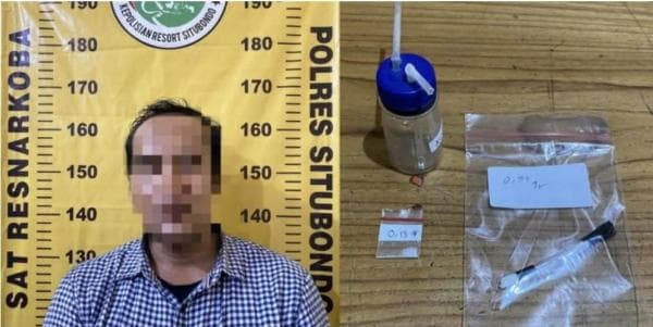 Residivis Asal Probolinggo Ditangkap Polisi Usai Bawa Sabu 1,11 gram