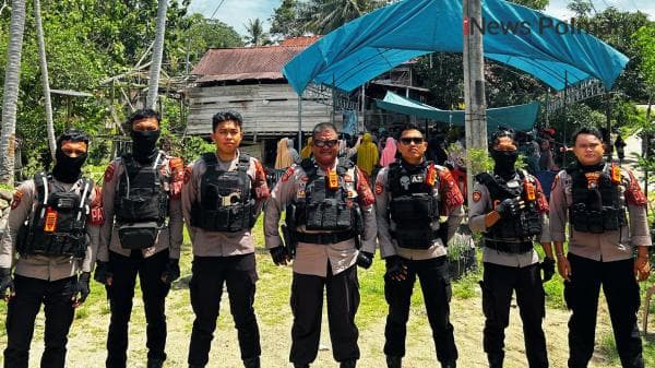 Patroli Intens Sat Samapta Polres Polman, Jamin Keamanan Lokasi Kampanye Pilkada