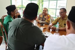 Kapolresta Pekanbaru Gelar Silaturahmi dengan Nahdatul Ulama dan GP Ansor