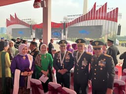 Pangdam IM Ikuti Upacara Peringatan HUT Ke-79 TNI di Monas.