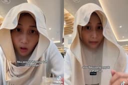 Momen Lucu Wanita Cantik Ini Coba-Coba Pakai Hijab Instan, Hasilnya Malah di Luar Dugaan