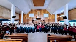 Hotumese Choir Universitas Pattimura Tampil di Pesparawi Mahasiswa Nasional XVIII 