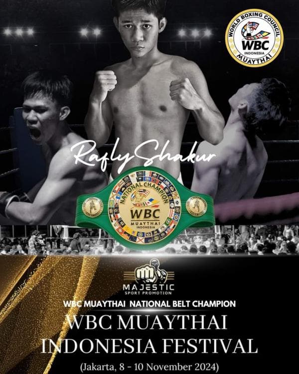 Rafly Shakur Siap Hadapi Rahman Husin dalam Perebutan Gelar WBC MuayThai Indonesia!!