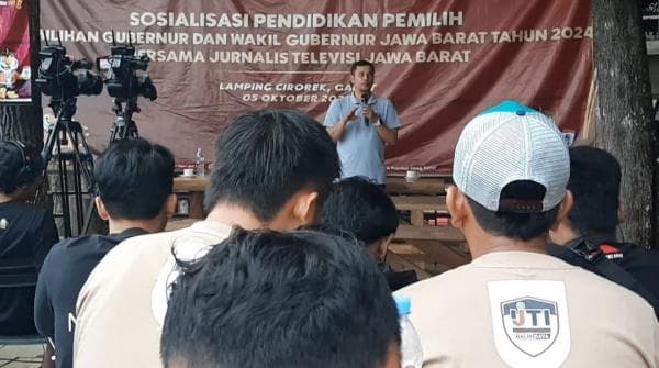 Ketua KPU Garut Apresiasi Kegiatan Jambore Ikatan Jurnalis Televisi