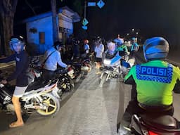 Gagalkan Aksi Balap Liar, Satlantas Polres Situbondo Amankan Puluhan Motor