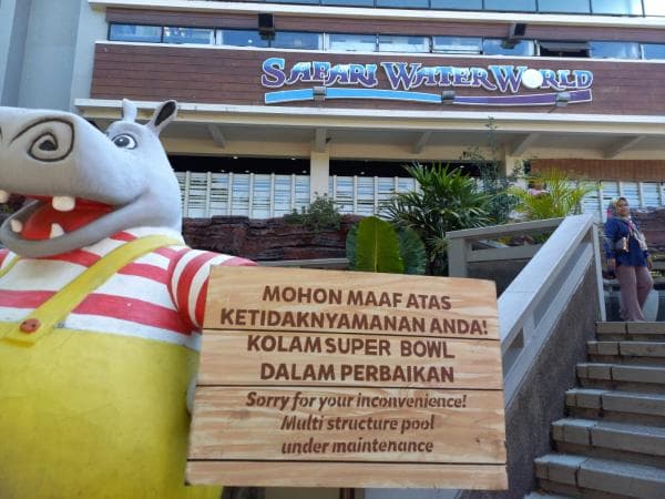 Pengunjung Taman Safari Prigen Kecewa, Maintenance Tanpa ada Pemberitahuan Sebelumnya