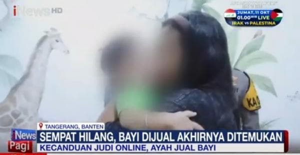 Kecanduan Judi Online, Bayi 11 Bulan Dijual Ayahnya Seharga Rp15 Juta, Ibu Syok Saat Tahu!