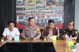 Kapolres Pelalawan Coffee Morning Bersama KPU, Bawaslu dan Paslon Pendukung