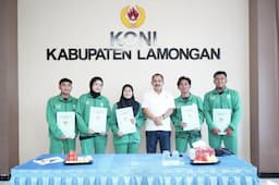 Atlet Lamongan Berprestasi di PON XXI Aceh Sumut Dapat Bonus dari KONI