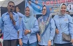 Viral! Calon Wali Kota Prabumulih Sumsel Pamer 4 Istri saat Kampanye, Sebut Dirinya Tak Munafik!