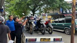 Polres Tasikmalaya Kota Intensifkan Razia Knalpot Bising, Belasan Motor Ditahan