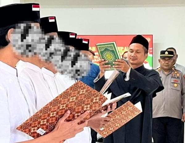 4 Napiter Lapas Pasir Putih Nusakambangan Ikrar Setia Kepada NKRI