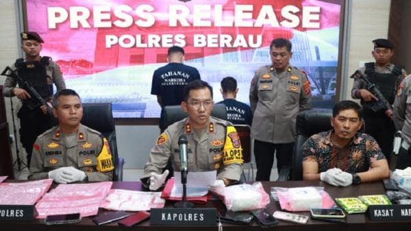 Tergiur Upah Rp40 Juta, Remaja di Berau Nekat Jadi Kurir 2 Kilogram Sabu