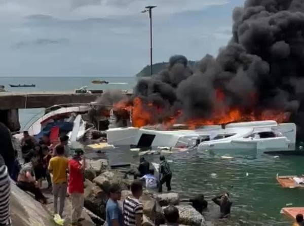 Speedboat Terbakar di Taliabu, 6 Orang Tewas Termasuk Cagub Malut Benny Laos