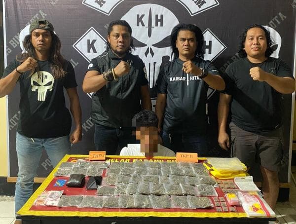 Tim Kaisar Hitam Ciduk Mahasiswa dan Gagalkan Peredaran 63 Paket Ganja