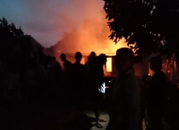 Kebakaran Dua Unit Rumah Terjadi di Depok Toroh, Polisi Sebut Karena Konsleting Listrik