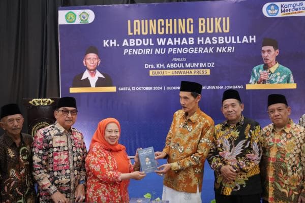 Buku KH Abdul Wahab Hasbullah Pendiri NU Dilaunching UNWAHA Jombang, Ungkap Strategi Perjuangan