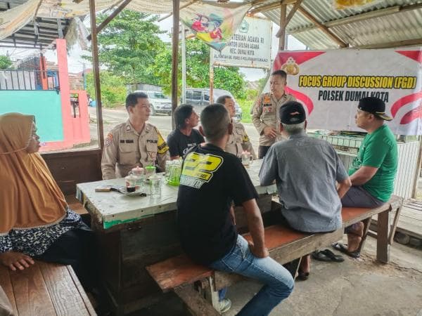 Ingin Berkolaborasi Dengan Masyarakat, Polsek Laksanakan Kegiatan Cooling System dan Diskusi