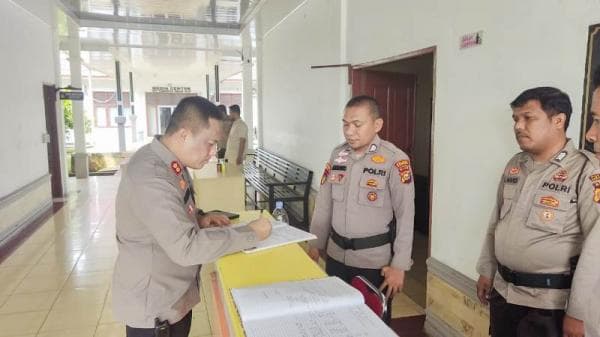 Kapolres Cek Keamanan KPU dan Bawaslu Rohil