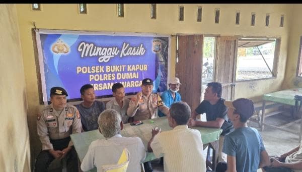 Polsek Gelar Kegiatan Minggu Kasih Dengarkan Keluh Kesah, Masyarakat Apresiasi Pihak Kepolisian