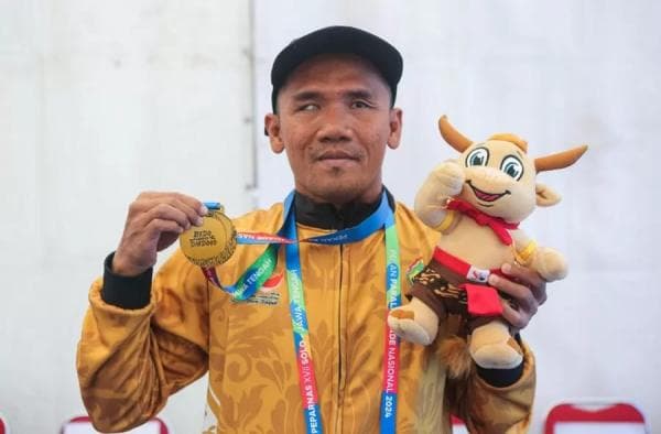 Keren, Atlet Pancasan Lutfi Afandi Pecahkan Rekor Nasional dan Raih Emas di Peparnas 2024