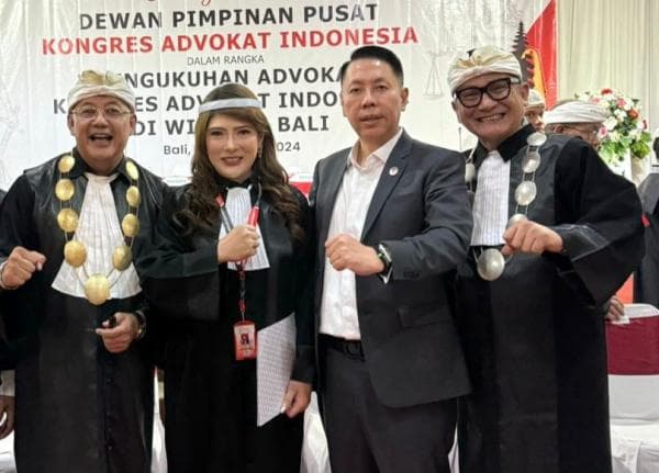 Diambil Sumpah Sebagai Advokat, Ini Pesan Yang Disampaikan Wabendum DPP KAI Fangky Christina