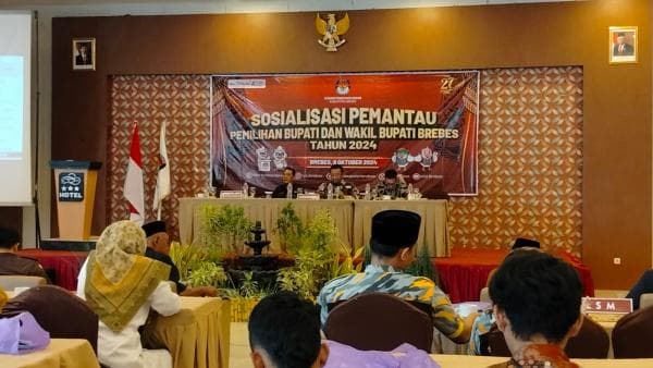 KPU Brebes Sosialisasikan Pemantau Pilkada 2024