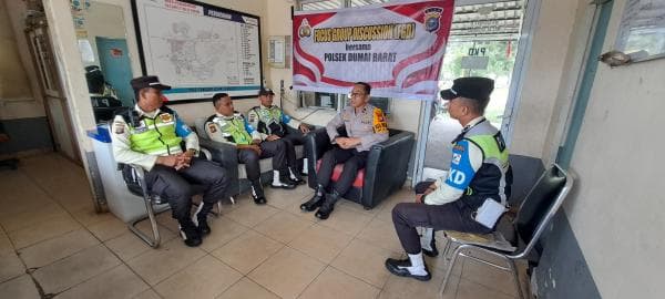 Polsek Adakan Giat FGD di Pos PKD Security Pertamina KPI, Demi Ciptakan Situasi Aman dan Kondusif