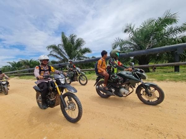 Wujudkan Suasana Aman, Polsek Bonaidarussalam Gelar Patroli Sinergitas